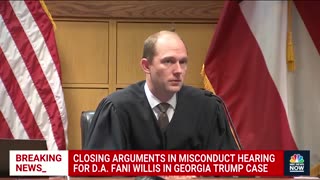 Judge Scott McAfee indicates he may be ready to make a decision in the disqualification.