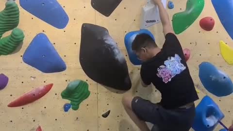 There was a surprise at the end. I posted a video of myself climbing and was fined for carrying 😁