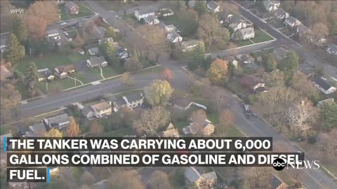 Gasoline tanker crash causes hundreds to evacuate their homes l ABC News