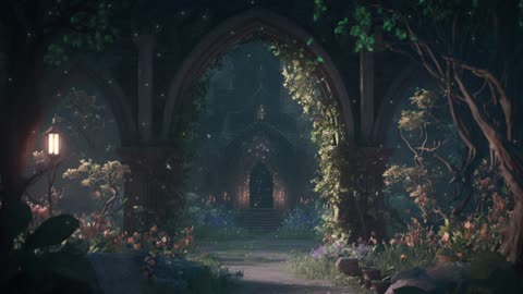 Magical Midnight Garden - Immersive Night Ambience