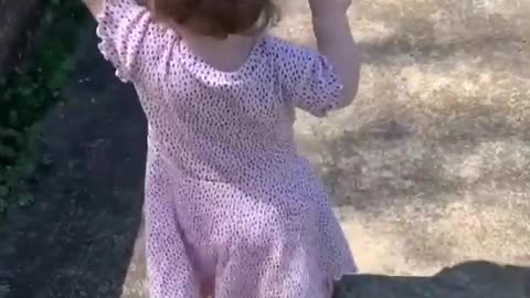 👶Cute Baby Girl learning🥰 how to walk