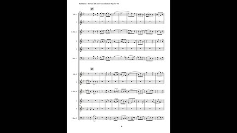J.S. Bach – Motet: “Der Geist hilft unser Schwachheit auf” - Double Double-Reed Choir
