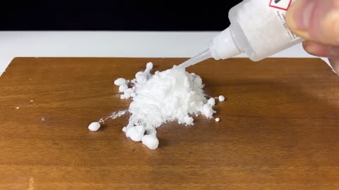 Super Glue and Baking Soda Trick