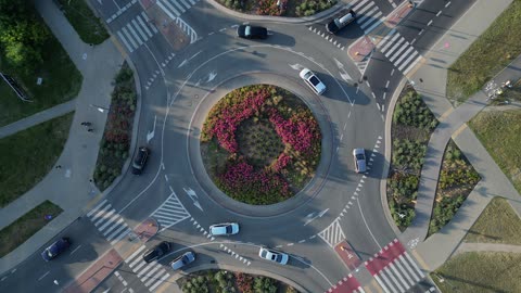 Nature beuty on traffic