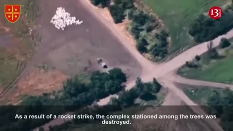 Explosive Encounter: HIMARS destroys Russian Tornado launcher