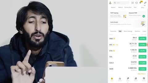 Earning application online earning in pakistan by using binance spot trading.