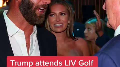 Trump attends LIV Golf party in NYC