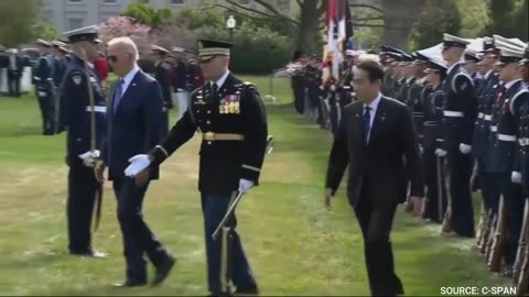 “Might As Well Put A Leash On Him”: Biden Roasted After Escorted With Hand Holding