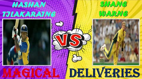 Hashan Tilakaratne v/s Shane Warne - Magical Delivery - #cricket #bowled #ballofthecentury