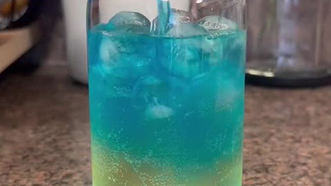 Blue Cherry Blast Cocktail