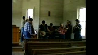 Hoopers Creek singing in old church