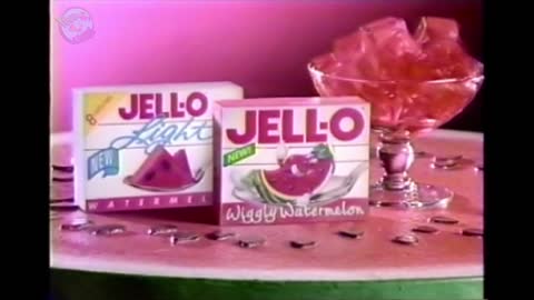 JELL-O "Watermelon Wiggle" COMMERCIAL (1994)
