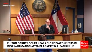 Trump Co-Defendant's Lawyer Lays Out Case To Disqualify Fani Willis From GA Trial
