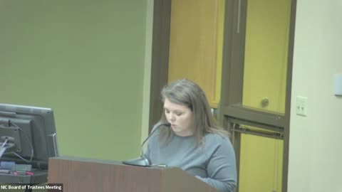 Erin Bernard - Public Comment North Idaho College Board of Trustees - March 2022