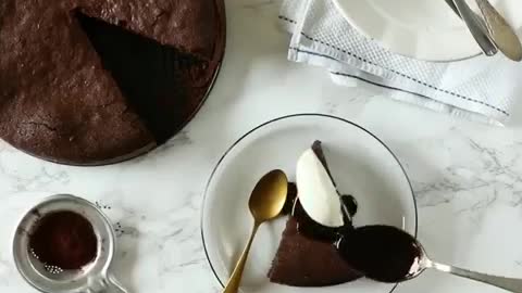 Omg délicieux gâteau chocolat