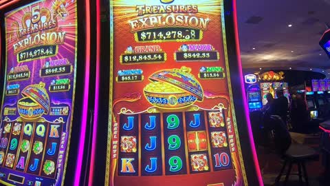 5 Treasures Explosion Slot Machine Play With Big Bonuses And Jackpots!