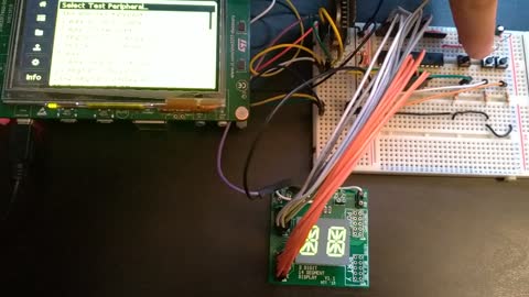 UPTS - Testing a 2-Digit, 14-Degment (Hex) Display (STM32F746)