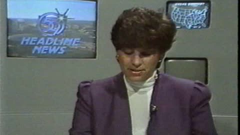 May 1985 - Kim Sanders WPDS Indianapolis Newsbreak (Joined in Progress)