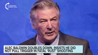 Jack Posobiec on Alec Baldwin insisting he did not pull the trigger in the fatal “Rust” shooting despite the FBI proving otherwise