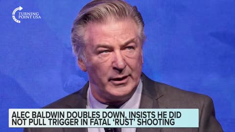 Jack Posobiec on Alec Baldwin insisting he did not pull the trigger in the fatal “Rust” shooting despite the FBI proving otherwise