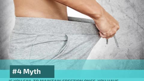 5 Common Erectile dysfunction myths