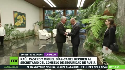 El secretario del Consejo de Seguridad de Rusia se reúne con Díaz-Canel y Raúl Castro en La Habana