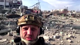 Video reportedly shows destruction of Ukraine's Avdiivka