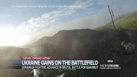 Ukrainian forces claim battlefield advances