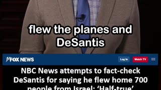 NBC's Laughable Fact Check: DeSantis Did Not Personally Pilot the Planes