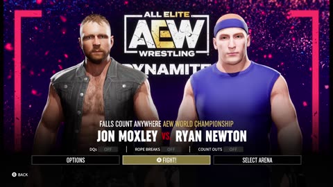All Elite Wrestling: Fight Forever Xbox Series X/S Gameplay CAW Vs. Jon Moxley
