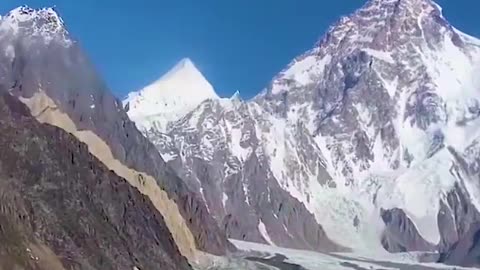 K2 View from Helicopter | Glaciers in Pakistan