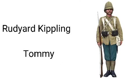 Rudyard Kipling: Tommy