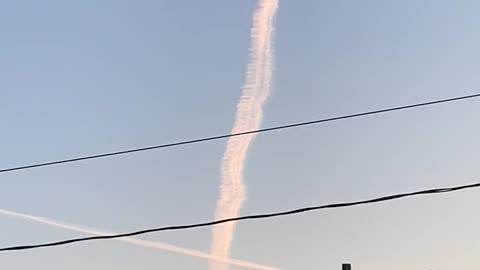 Chemtrails in our neighborhood