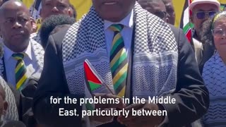 South African President declares solidarity with Palestinians, equates struggle with apartheid