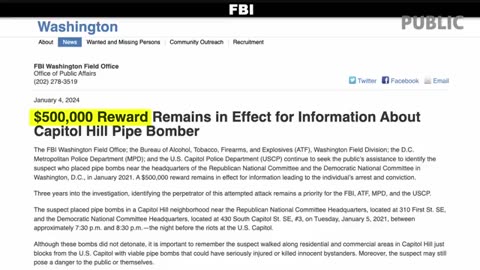 BOMBGATE: This Video Proves FBI Is Covering Up The Truth About The January 6 “Bomb”
