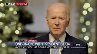 Biden Admits He Was Unprepared Amid COVID Tests Shortage