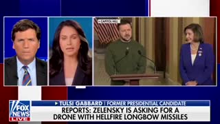 Tulsi Gabbard and Tucker Carlson discuss Zelensky