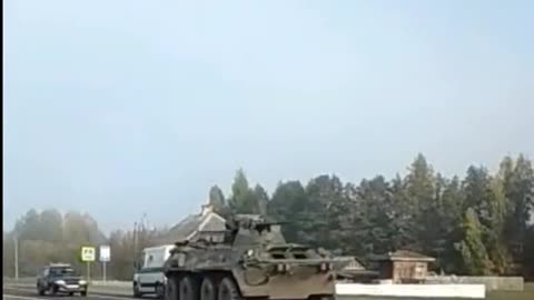 Belarusian troops going into Pinsk