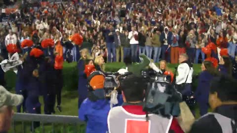 GO CRAZY CADILLAC! Carnell Williams celebrates 1st win as Auburn interim head coach