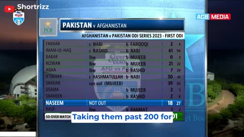 Pakistan vs Afghanistan, one day international