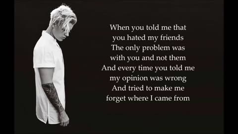 Justin Bieber - Love Yourself (Lyrics)