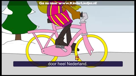 Zwarte Piet ging uit fietsen