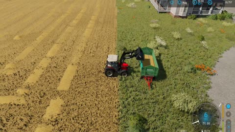 Part 6: Collecting straw | Farming Simulator 22 | Chilliwack map | Timelapse | (1080p60)