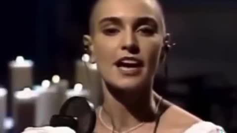 FAMOUS SINEAD O'CONNOR VIDEO TEARING UP PEDOPHILE POPE PICTURE ON NATIONAL TV