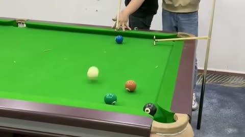 millions of views..FUNNY TRICK POOL GAME