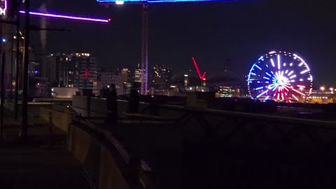 Seattle at night.