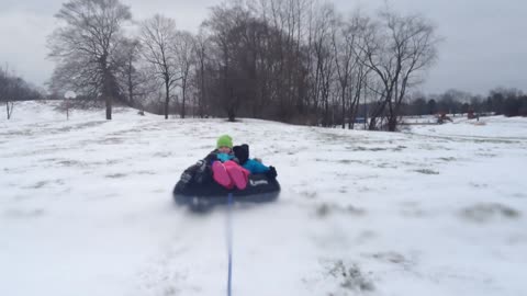 Snow Tube Chase