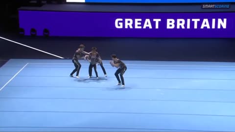 2022 Men's Group Combined Final - Louis, Freddie, Rex, Gethin - World Acrobatics - GBR - Richmond