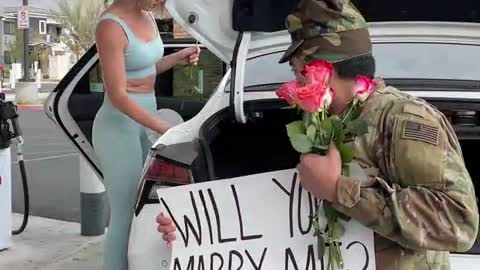 this military proposal made me cry ❤