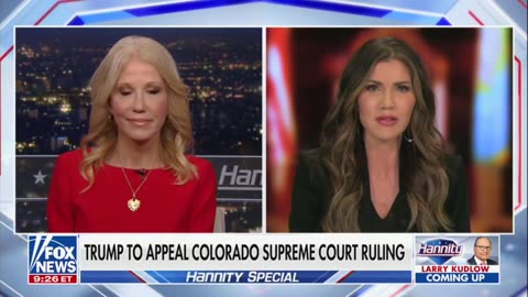 Kellyanne Conway Asks Kristi Noem Whether She Would Be Able to Ban Biden from South Dakota’s Ballot